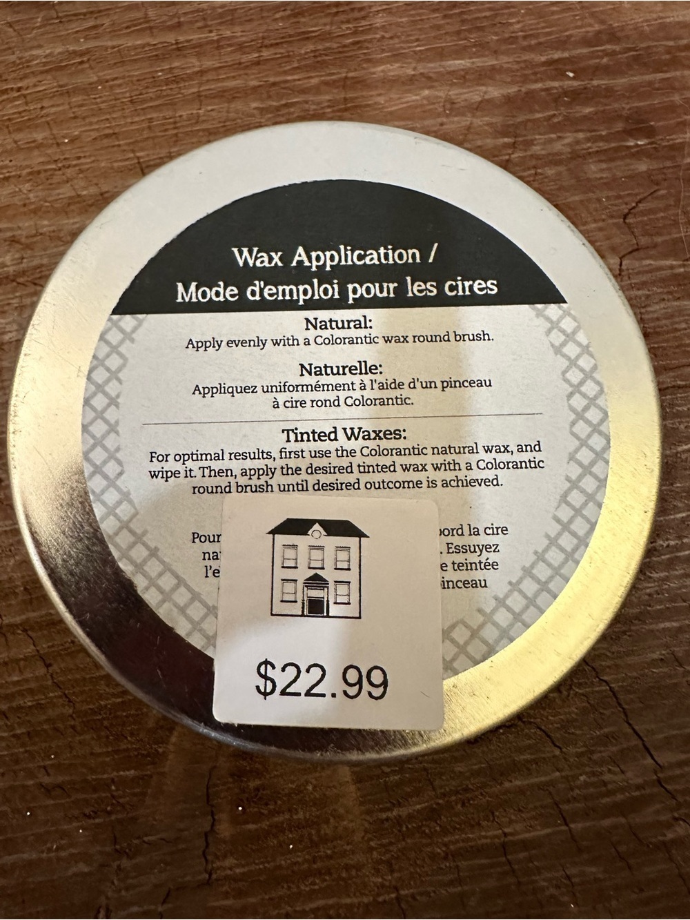 Antique Brown Furniture Wax - 4 oz - Picture 3 of 5